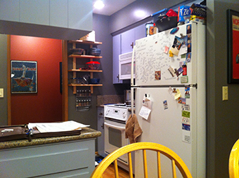 Before and after kitchen remodel photos